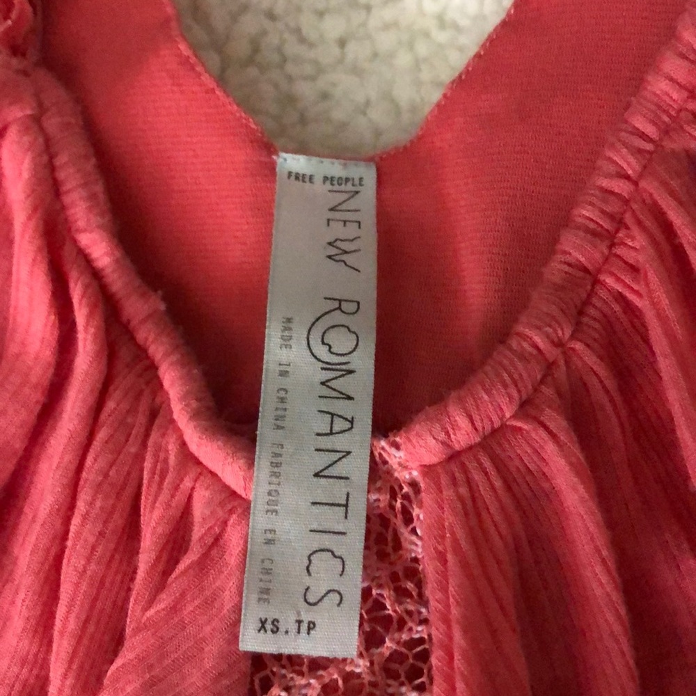 Free People Pink Fashion Tank XS - Picture 4 of 6